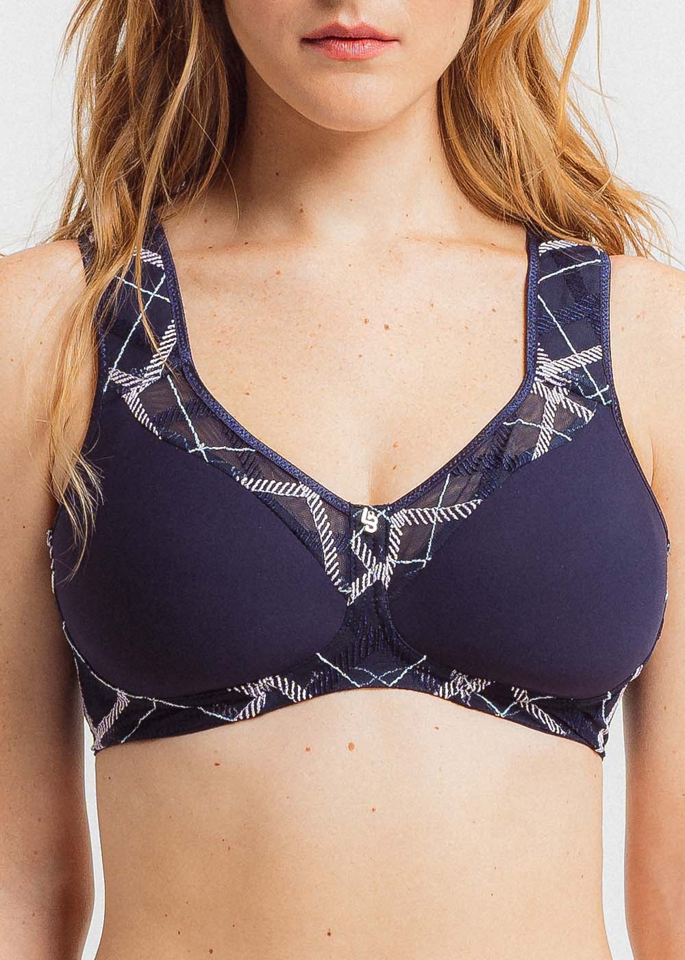 Brassire spacer sans-armatures Louisa Bracq Nuit Electrique